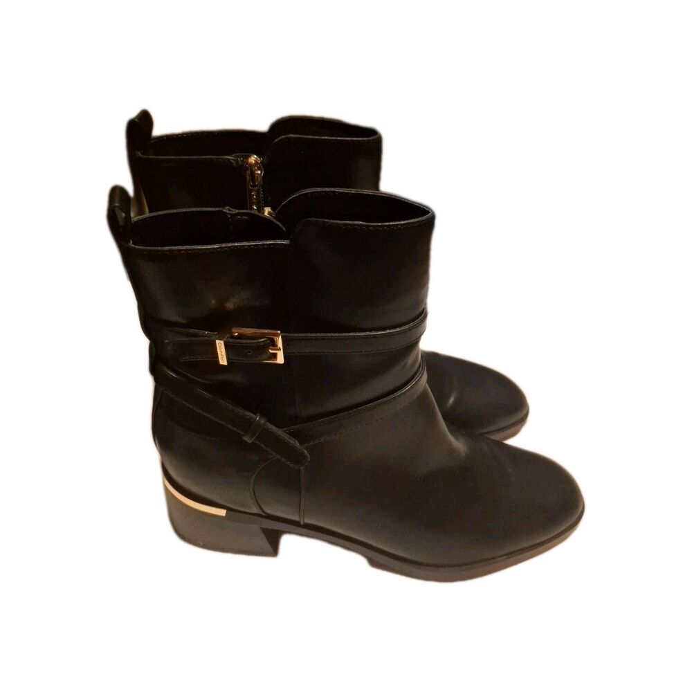 CALVIN KLEIN Jasen Ankle Boot Women's Size 10 M Black